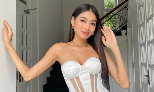 QQlive Nhan Sắc Quyến Rũ Của Hot Girl 9x Thảo Nhi Lê 5 Bộ bikini trắng giúp cô nàng trông tinh tế hơn