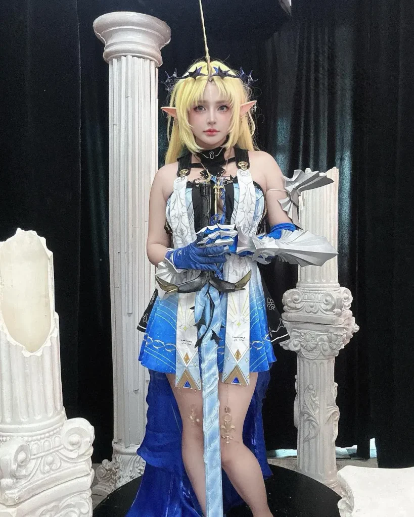 QQlive thiên thần cosplay Mimi Chan sexy gợi tình 7 Cô nàng khiến người xem không thể rời mắt