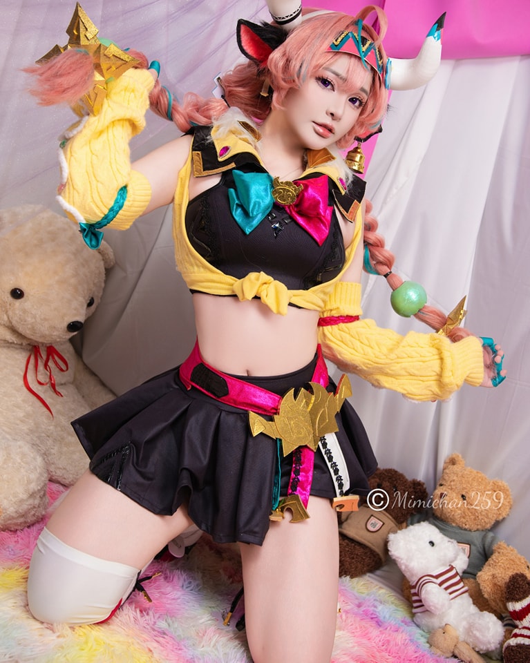 QQlive thiên thần cosplay Mimi Chan sexy gợi tình 2 QQlive giới thiệu coser Mimi Chan