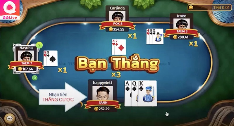 Hướng Dẫn Cách Chơi Pok Deng Thắng Lớn Hàng Ngày Trên QQLive 3 Tính điểm Pok Deng