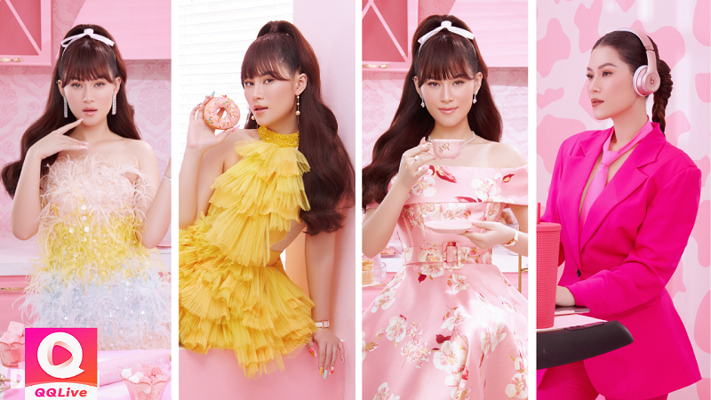 Top 4 gái xinh Vbiz góp mặt đường đua nổi tiếng trên QQLive 7 Gái xinh Vbiz Ngọc Thanh Tâm