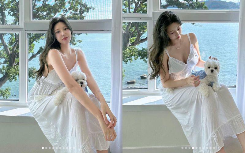 Hot Girl Hàn Quốc Somi: Nữ Thần 18+ Đẹp Mê Hồn Trận Ở QQlive 3 Vẻ đẹp xinh xắn, khuôn mặt baby
