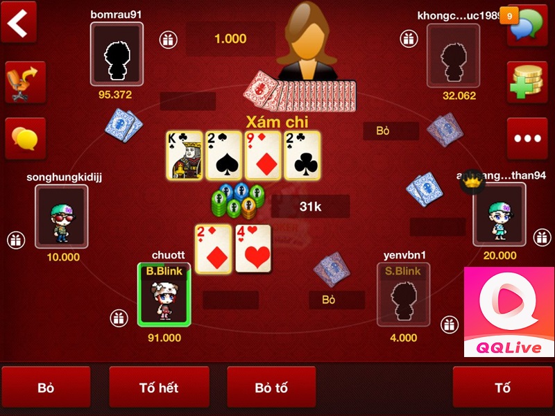 Học Chơi Liêng Cào Tố Tất Tay Bất Bại Trên QQ Live - Quất Ngay Hôm Nay! 4 Chiến thuật chơi liêng cào tố QQlive