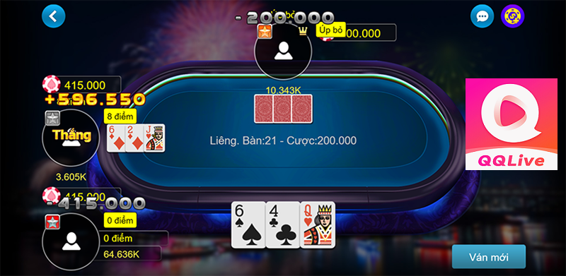 Học Chơi Liêng Cào Tố Tất Tay Bất Bại Trên QQ Live - Quất Ngay Hôm Nay! 3 Chơi liêng cào tố online trên QQlive