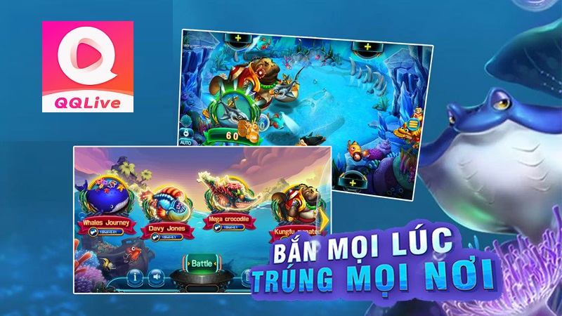 Bắn cá phát lộc app qq live “bắn 1 ăn 10” cùng girl xinh 3 bắn cá online