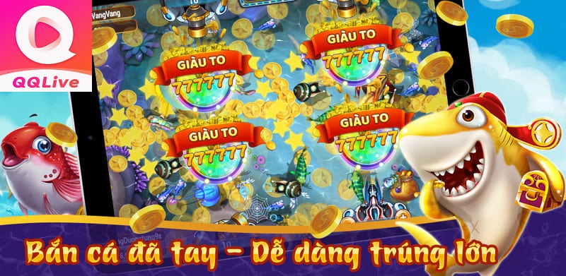 Chơi App Live Bắn Cá Phát Lộc 3D HOT Lạ - Cùng Game Thủ QQlive Khai Chiến Ngay 3 Bắn cá phát lộc 3D xu vàng trên app Live