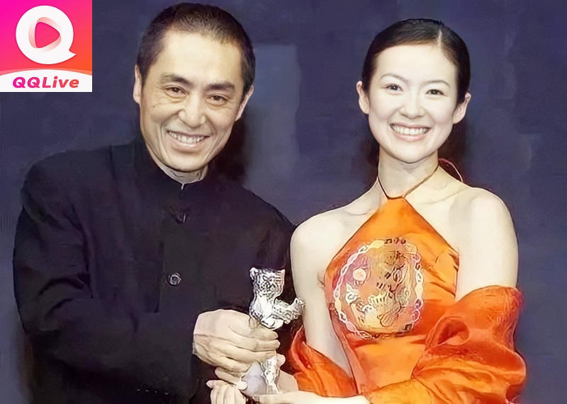 Chương Tử Di và Trương Nghệ Mưu trên QQ Live