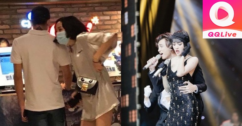 Hiền Hồ và Soobin Hoàng Sơn trên QQ Live