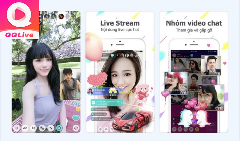 Livestream gái xinh trên QQLive