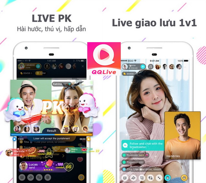 QQLive - Trò Chuyện Thoát Y & Thưởng Thức Gái Đẹp Show Hàng 24/7 2 app livestream kiếm tiền