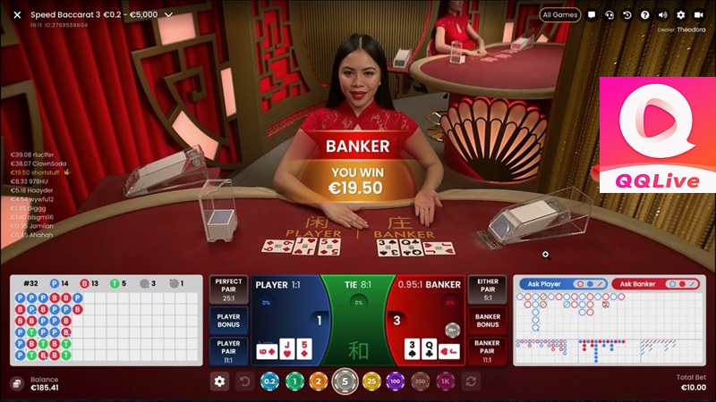 Speed Baccarat QQLive 2024 là gì? Mẹo chơi ăn lãi nhanh! 2 Bonus Speed Baccarat QQLive - Tăng cơ hội thắng lớn