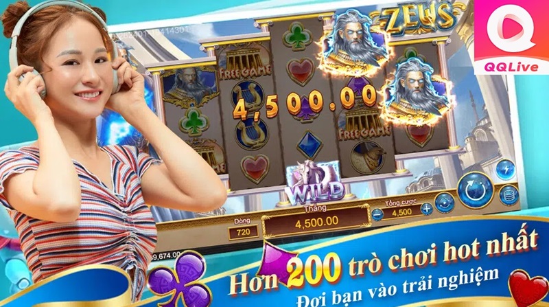 QQLive - Trò Chuyện Thoát Y & Thưởng Thức Gái Đẹp Show Hàng 24/7 4 chơi game app show