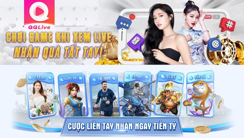 Chơi game cùng idol app live trên Strip chat QQLive