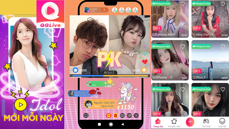 Idol Stripchat QQLive 18+ có lợi gì? Bật mí cách xem và tặng quà cho idol nhanh nhất 2 idol livestream qqlive