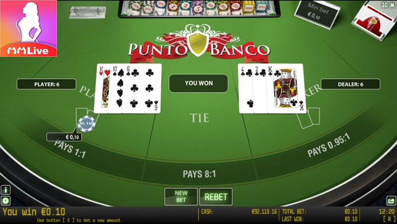 Chơi game bài MMLive Baccarat đỉnh 2024 - Anh em đã sẵn sàng? 4 Mẹo chơi game bài MMLive Baccarat Punto Banco