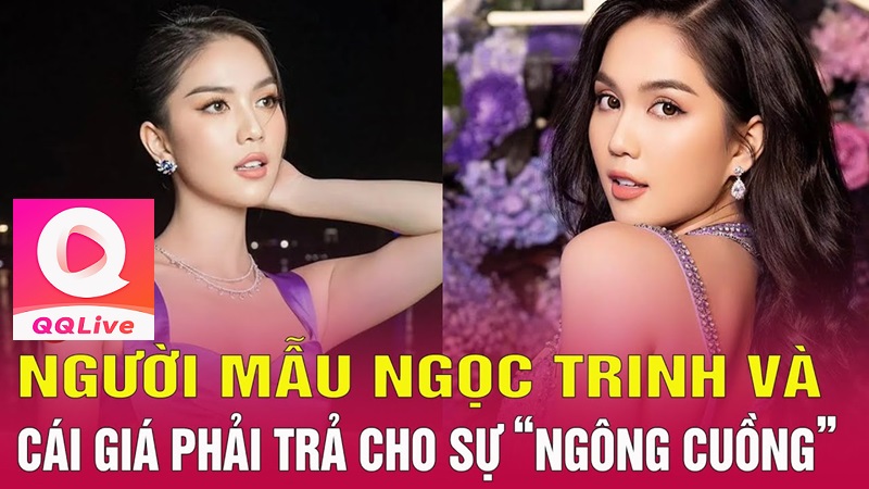 Người mẫu Ngọc Trinh trên QQ Live