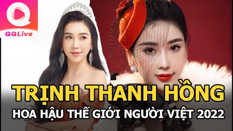 Trịnh Thanh Hồng - Hoa hậu Thế giới người Việt