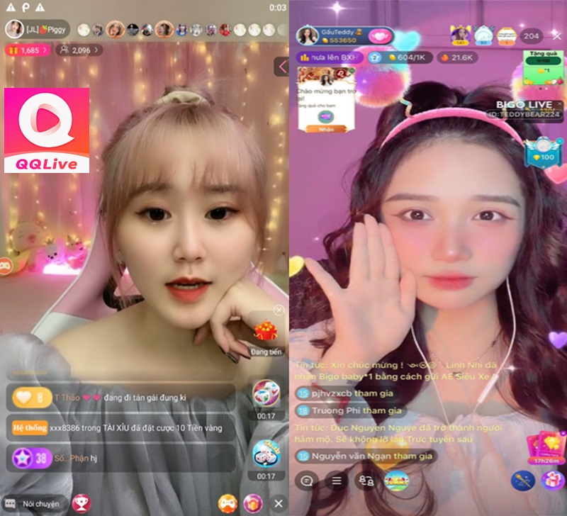 App show hàng QQLive 2025 gái xinh