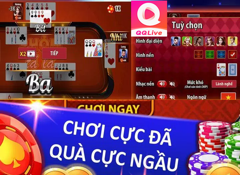 Mẹo chơi Tá lả 10 lá trên QQLive