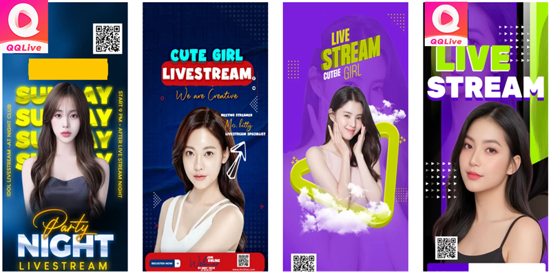 Gái xinh live sex QQLive 2025