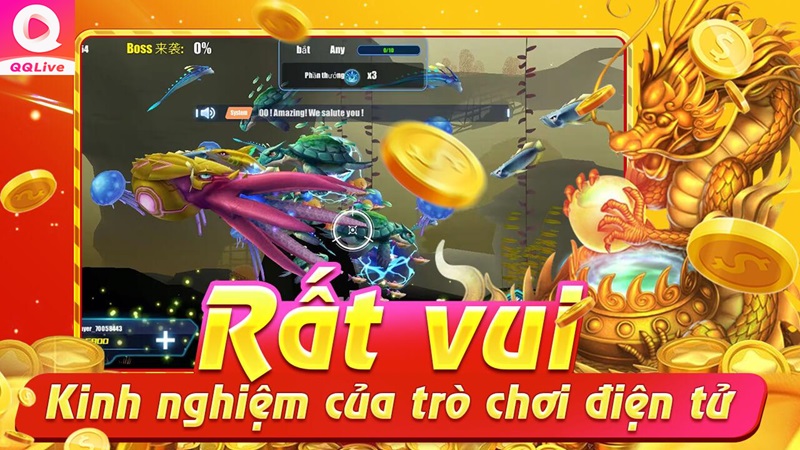 Kinh nghiệm chơi Game Bắn Cá Vàng QQLive