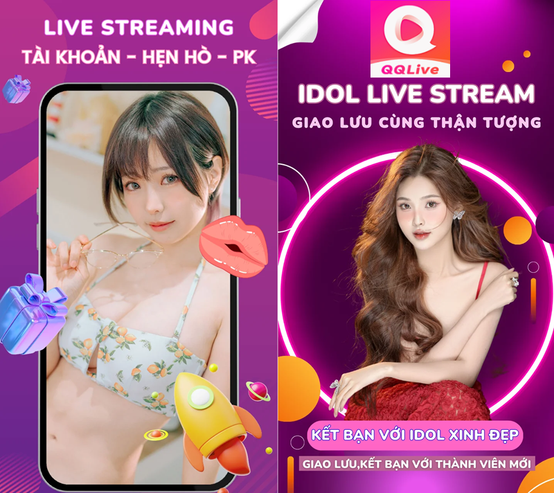 App Show Full QQLive 18+ Tuyển Idol Siêu Dễ - Thật Hay Đùa? 2 Idol gái xinh app show full QQLive 18+