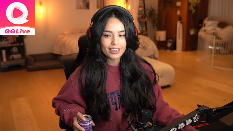 Streamer Valkyrae trên QQLive