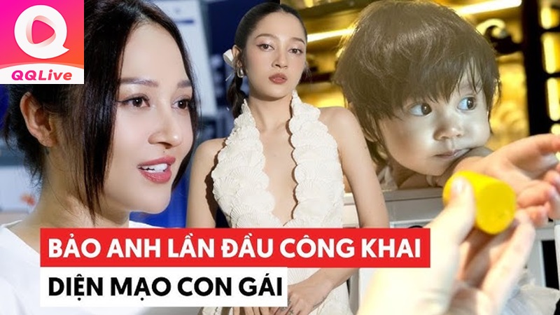 Bảo Anh và con gái Misumi trên QQLive
