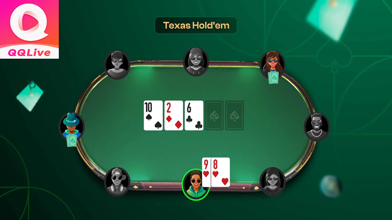 Cách chơi Texas Hold'em Poker trên QQLive