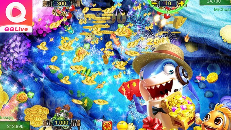 Hệ thống cá đa dạng trong game bắn cá QQLive 2024